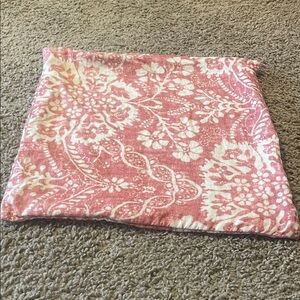 Pottery barn Red and white floral pillow cover excellent condition